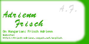 adrienn frisch business card